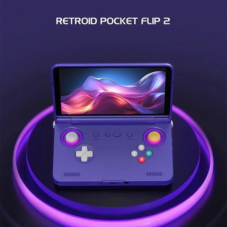 Retroid Pocket Flip2 SD865 Version 55-inch OLED Flip Android Handheld Game Console